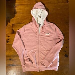 Puma zip up sweater